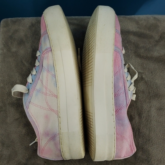 Madden Girl blue and pink tie dyed sneakers 8.5M - Picture 6 of 12